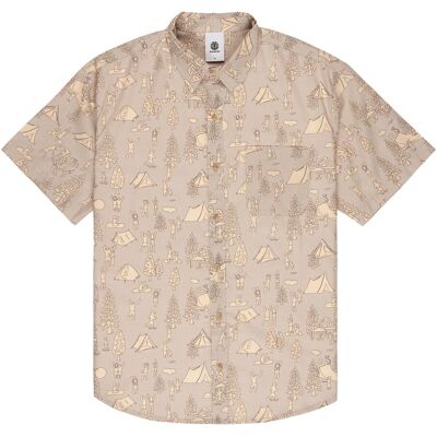 Element Camisa de hombre Regular Classic Printed . (XS) Gris Element Camisa de hombre Regular Classic Printed . (XS) Gris