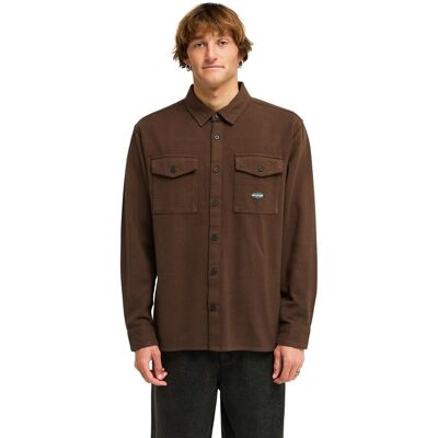 Billabong Camisa de hombre Since 73 Del Mar Flannel . (XL) Marrón Billabong Camisa de hombre Since 73 Del Mar Flannel . (XL) Marrón