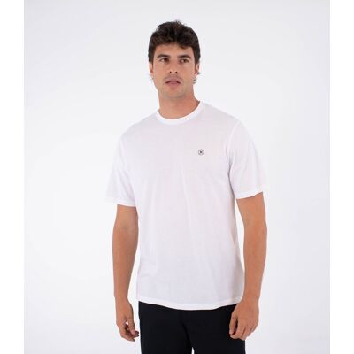hurley Camiseta de hombre Printing Press Icon Circle . (M) Blanco hurley Camiseta de hombre Printing Press Icon Circle . (M) Blanco