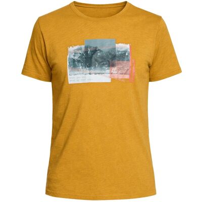 Trangoworld Camiseta de hombre Mackay . (L) Mostaza Trangoworld Camiseta de hombre Mackay . (L) Mostaza