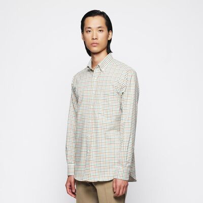 Mirto Camisa de caza de hombre casual . (XXL) Multicolor Mirto Camisa de caza de hombre casual . (XXL) Multicolor