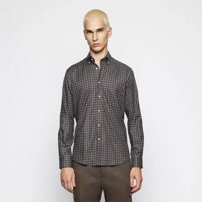 Mirto Camisa de caza de hombre casual . (XL) Verde militar Mirto Camisa de caza de hombre casual . (XL) Verde militar