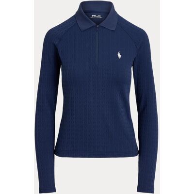 Ralph Lauren Polo de mujer de manga larga con cremallera . (L) Azul marino Ralph Lauren Polo de mujer de manga larga con cremallera . (L) Azul marino