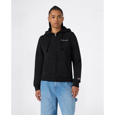 Champion Sudaderas Casual de Mujer Full Zip Hoodie Sweatshirt . (L) Negro Champion Sudaderas Casual de Mujer Full Zip Hoodie Sweatshirt . (L) Negro