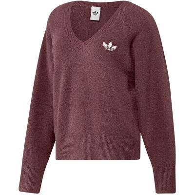 Adidas Sudadera de mujer Trefoil Essentials Originals. (L) Burdeos Adidas Sudadera de mujer Trefoil Essentials Originals. (L) Burdeos