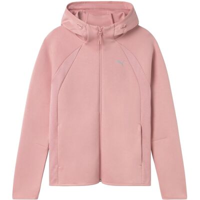 Puma Sudadera EVOSTRIPE Full-Zip Hoodie DK de Mujer . (XS) Rosa Puma Sudadera EVOSTRIPE Full-Zip Hoodie DK de Mujer . (XS) Rosa