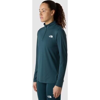 The North Face Camiseta de 1-4 de mujer Flex Slim . (L) Azul antracita The North Face Camiseta de 1-4 de mujer Flex Slim . (L) Azul antracita