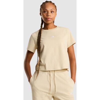 The North Face Camiseta recta para mujer Essential Cutie . (L) Beige The North Face Camiseta recta para mujer Essential Cutie . (L) Beige