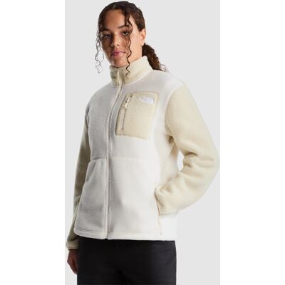 The North Face Chaqueta polar con cremallera integral de mujer Yumiori . (XXL) Beige / Blanco The North Face Chaqueta polar con cremallera integral de mujer Yumiori . (XXL) Beige / Blanco