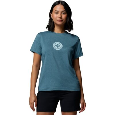 Columbia Camiseta manga corta de mujer Parsons Point™ SS Graphic . Azul Turquesa Columbia Camiseta manga corta de mujer Parsons Point™ SS Graphic . Azul Turquesa