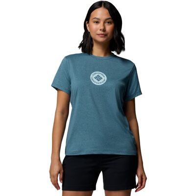 Columbia Camiseta manga corta de mujer Parsons Point™ SS Graphic . (XS) Azul Turquesa Columbia Camiseta manga corta de mujer Parsons Point™ SS Graphic . (XS) Azul Turquesa