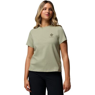Columbia Camiseta manga corta de mujer Rolling Bend™ Graphic SS . (M) Verde grisáceo Columbia Camiseta manga corta de mujer Rolling Bend™ Graphic SS . (M) Verde grisáceo