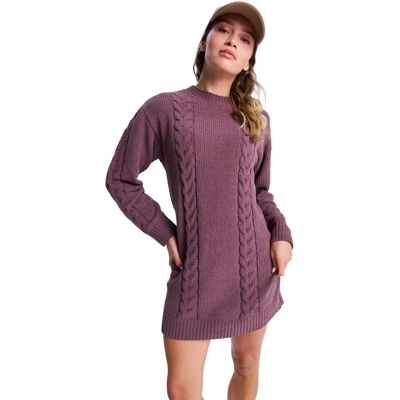 Roxy Minivestido de punto de mujer Missing The Waves . Morado Roxy Minivestido de punto de mujer Missing The Waves . Morado