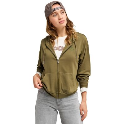 Roxy Sudadera de mujer Surfing By Daylight . Verde Roxy Sudadera de mujer Surfing By Daylight . Verde