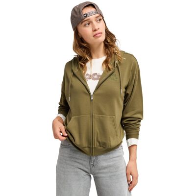 Roxy Sudadera de mujer Surfing By Daylight . (XL) Verde Roxy Sudadera de mujer Surfing By Daylight . (XL) Verde
