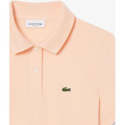 Lacoste Polo de mujer de corte regular de petit piqué suave de manga corta. (34) Rosa Lacoste Polo de mujer de corte regular de petit piqué suave de manga corta. (34) Rosa