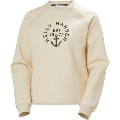 Helly Hansen Sudadera de mujer W Capri . (L) Crema Helly Hansen Sudadera de mujer W Capri . (L) Crema