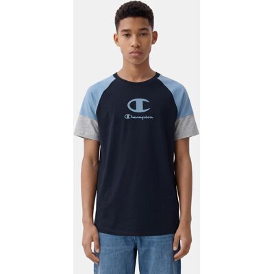 Champion Camisetas Casual de Niño SS Tee . (14 años) Azul Champion Camisetas Casual de Niño SS Tee . (14 años) Azul