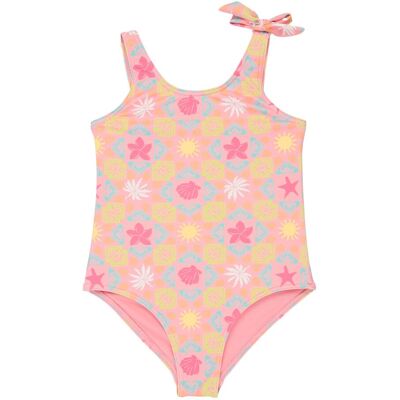 Roxy Bañador de niños Check . (7 años) Rosa Roxy Bañador de niños Check . (7 años) Rosa