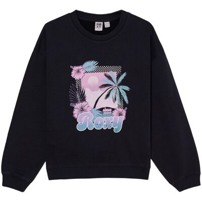 Roxy Sudadera de niños Lineup Brushed . (14 años) Negro Roxy Sudadera de niños Lineup Brushed . (14 años) Negro