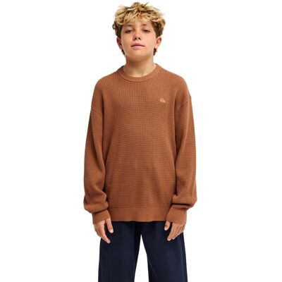 Quiksilver Jersey de niños Waffle . (16 años) Marrón Quiksilver Jersey de niños Waffle . (16 años) Marrón