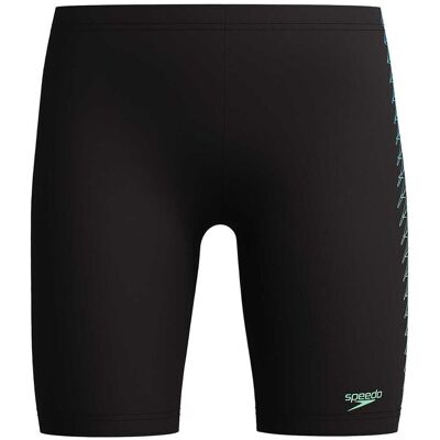 Speedo Bañador de natación niños Plastisol Placement Jammer . (6 años) Negro Speedo Bañador de natación niños Plastisol Placement Jammer . (6 años) Negro