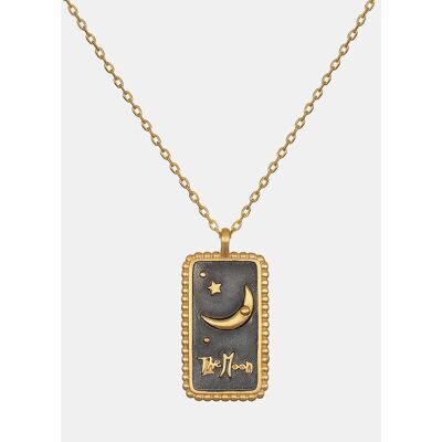Satya Jewelry Colgante Tarot Lunar dorado. Oro Satya Jewelry Colgante Tarot Lunar dorado. Oro