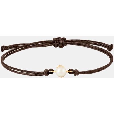 PDPAOLA Pulsera The Moment dorada con perla. Blanco PDPAOLA Pulsera The Moment dorada con perla. Blanco