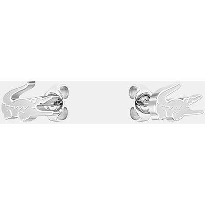 Lacoste Pendientes Crocodile de acero. Plata Lacoste Pendientes Crocodile de acero. Plata