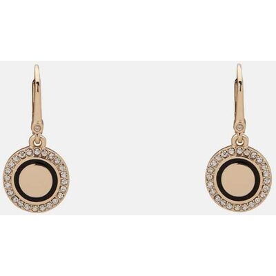 DKNY Pendientes Core dorados. Blanco DKNY Pendientes Core dorados. Blanco