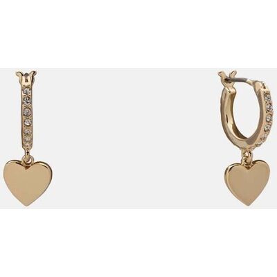 DKNY Pendientes de aro Core con cham. Blanco DKNY Pendientes de aro Core con cham. Blanco