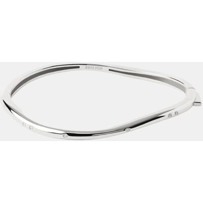 PDPAOLA Pulsera Essentials con circonita. Blanco PDPAOLA Pulsera Essentials con circonita. Blanco