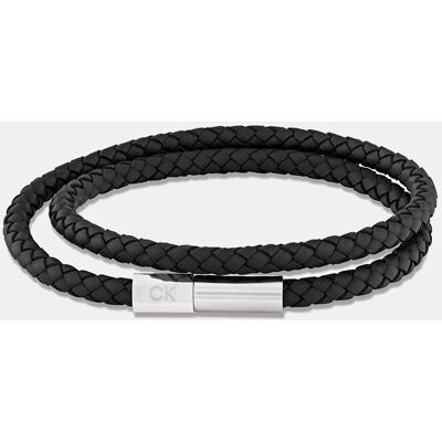 Calvin Pulsera de hombre Industrial Facets de piel azul. Azul marino Calvin Pulsera de hombre Industrial Facets de piel azul. Azul marino