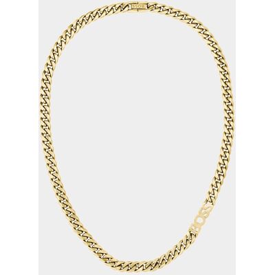 Boss Collar de hombre Kassy - Line Extension de acero dorado. Boss Collar de hombre Kassy - Line Extension de acero dorado.