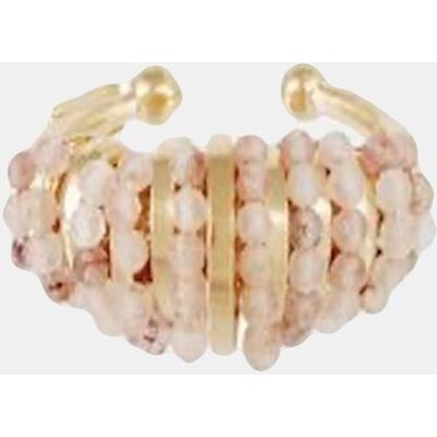GAS Bijoux Anillo Maranza con piedras y bañado en oro. Rosa GAS Bijoux Anillo Maranza con piedras y bañado en oro. Rosa