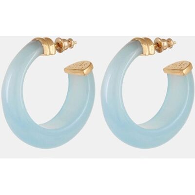 GAS Bijoux Pendientes de aro Abalone dorados. Oro GAS Bijoux Pendientes de aro Abalone dorados. Oro