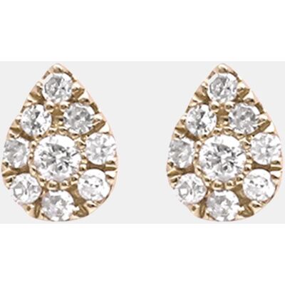 Djula Pendientes Magic Touch de oro y diamante. Blanco Djula Pendientes Magic Touch de oro y diamante. Blanco