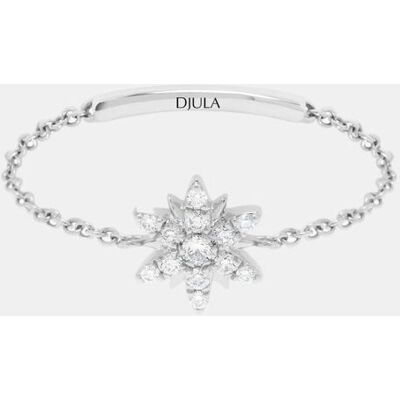 Djula Anillo Magic Touch de oro y diamante. (50) Blanco Djula Anillo Magic Touch de oro y diamante. (50) Blanco