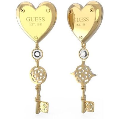 Guess Pendientes all you need is love de acero dorado. Oro Guess Pendientes all you need is love de acero dorado. Oro