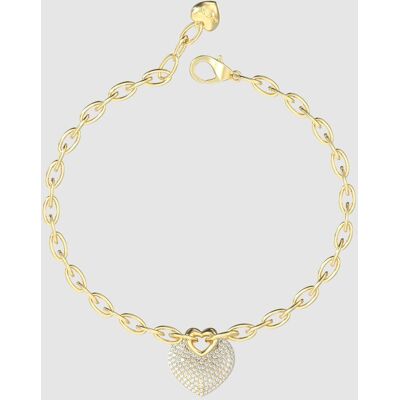 Guess Pulsera de eslabones crazy in love de acero dorada. Oro Guess Pulsera de eslabones crazy in love de acero dorada. Oro