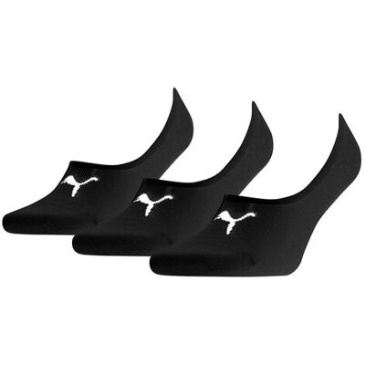 Puma Pack de 3 pares de calcetines Footie . (43-46) Negro Puma Pack de 3 pares de calcetines Footie . (43-46) Negro