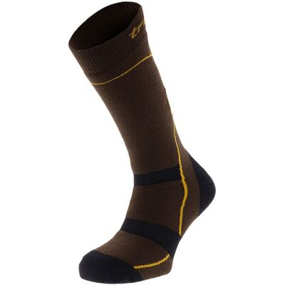Trangoworld Calcetines unisex Ganok . (S) Marrón / Naranja Trangoworld Calcetines unisex Ganok . (S) Marrón / Naranja