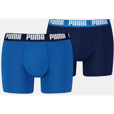 Puma Bóxer de hombre Everyday Basic (pack de 2) . (M) Azul grisáceo Puma Bóxer de hombre Everyday Basic (pack de 2) . (M) Azul grisáceo