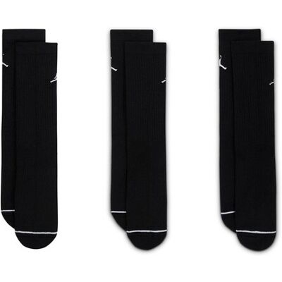 Jordan Pack de 3 pares de calcetines Crew . (XL) Negro / Blanco Jordan Pack de 3 pares de calcetines Crew . (XL) Negro / Blanco