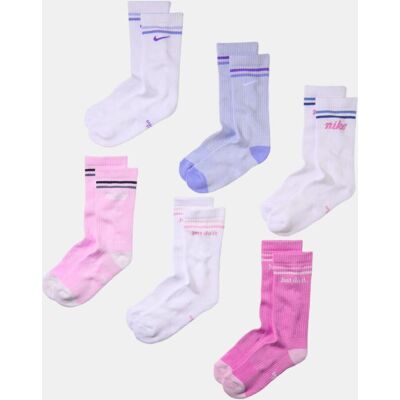 Nike Pack de 6 pares de calcetines infantiles Everyday . (34-38) Blanco Nike Pack de 6 pares de calcetines infantiles Everyday . (34-38) Blanco