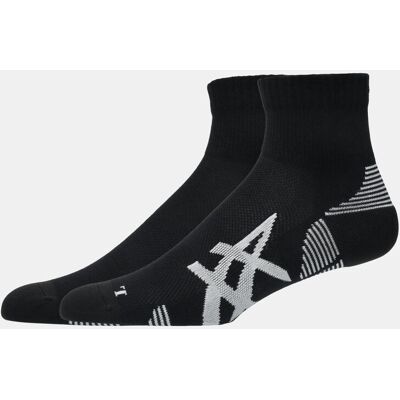 ASICS Calcetines de running unisex Pack 2 Cushioned Run Quarter Sock . (43-46) Negro ASICS Calcetines de running unisex Pack 2 Cushioned Run Quarter Sock . (43-46) Negro