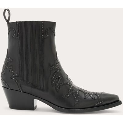 Sartore Botines Cowboy de piel. (39) Negro Sartore Botines Cowboy de piel. (39) Negro