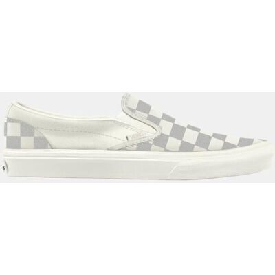 Vans Classic Slip-On Beaded White Checkerboard para mujer. (36) Blanco / Gris Vans Classic Slip-On Beaded White Checkerboard para mujer. (36) Blanco / Gris