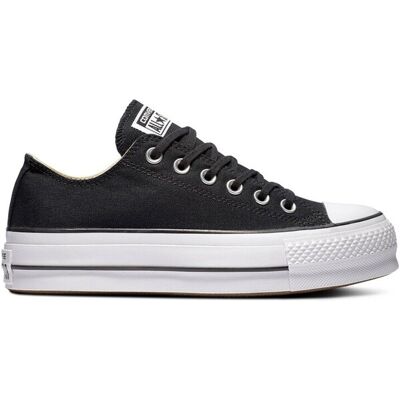 Converse Zapatillas casual de mujer Chuck Taylor All Star Lift Platform Baja Lona . (37,5) Negro Converse Zapatillas casual de mujer Chuck Taylor All Star Lift Platform Baja Lona . (37,5) Negro