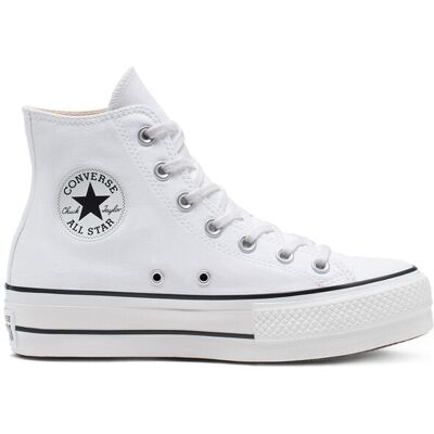 Converse Zapatillas casual de mujer Chuck Taylor All Star Platform Lift Alta Lona . (41) Blanco Converse Zapatillas casual de mujer Chuck Taylor All Star Platform Lift Alta Lona . (41) Blanco